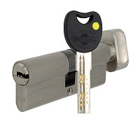 Цилиндр IMPERIAL латунь 110T (55*55T) никель сатин